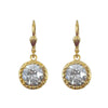 Channel Set Earrings with Clear Crystal-La Vie Parisienne-Swag Designer Jewelry