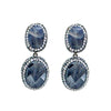 Crystal Tear Drop Earrings in Jet-Theia Jewelry-Swag Designer Jewelry