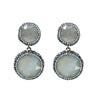 Hematite Crystal Earrings-Theia Jewelry-Swag Designer Jewelry