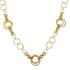 Long Round Gold Link Necklace-Jose Maria Barrera-Swag Designer Jewelry