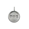 Silver "Mom" pendant, perfect Mother's Day gift.