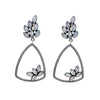 Rhodium and Crystal Dangles-Atelier Mon-Swag Designer Jewelry