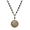 Rosary in Jet-Virgins Saints and Angels-Swag Designer Jewelry