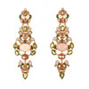 Rose Quartz Chandelier Earrings-Percossi Papi-Swag Designer Jewelry