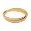 Small Double Cobra Bracelet in Gold-Janis Savitt-Swag Designer Jewelry