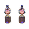 Statement Earring in Grape and Pink-Elizabeth Cole-Swag Designer Jewelry