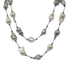 Stationed Baroque Pearl Necklace-Modital Bijoux-Swag Designer Jewelry