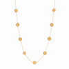 Valencia Coin Delicate Station Necklace-Julie Vos-Swag Designer Jewelry