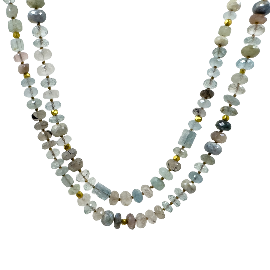 Multi Gem Necklace-Lena Skadesgard-Swag Designer Jewelry