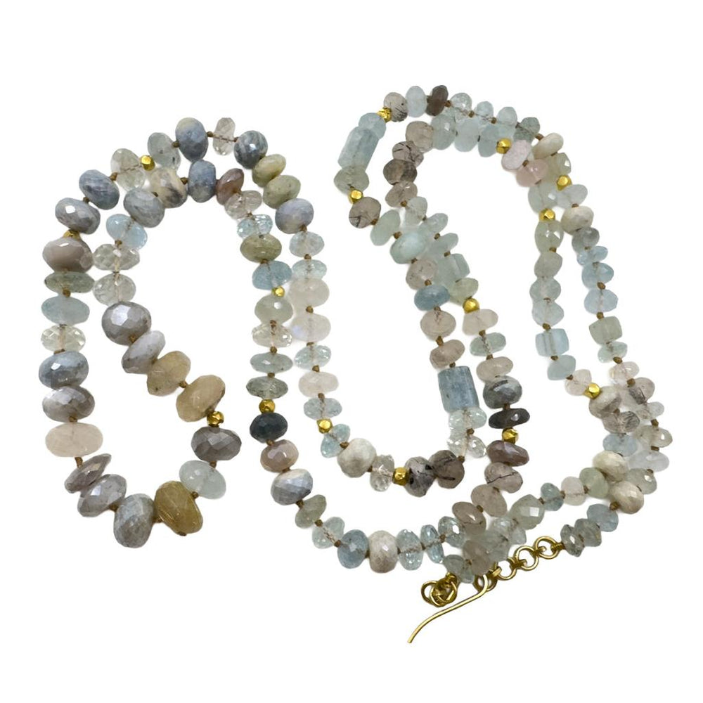 Multi Gem Necklace-Lena Skadesgard-Swag Designer Jewelry
