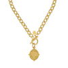 Handcast Gold Dragonfly Necklace