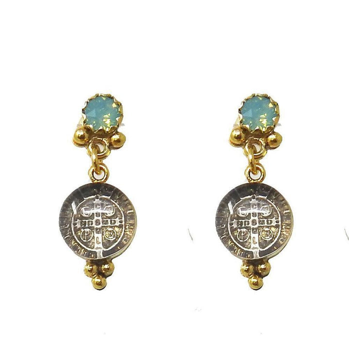 Allegra San Benito Earrings-Virgins Saints and Angels-Swag Designer Jewelry