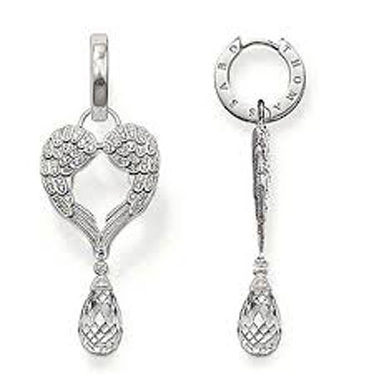 Angel Wing Earrings-Thomas Sabo-Swag Designer Jewelry