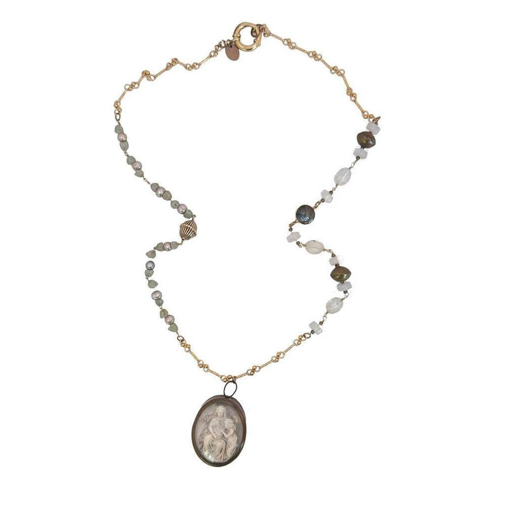 Antique Icon of St Ann and Mary-Parham & Co-Swag Designer Jewelry