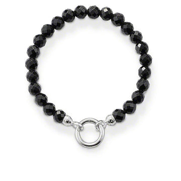Black Beaded Bracelet-Thomas Sabo-Swag Designer Jewelry