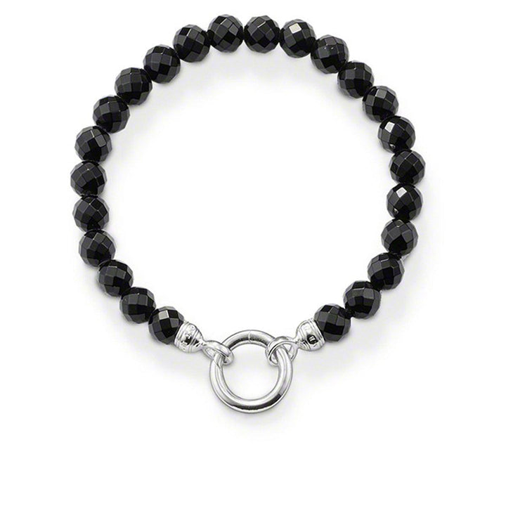 Black Beaded Bracelet-Thomas Sabo-Swag Designer Jewelry