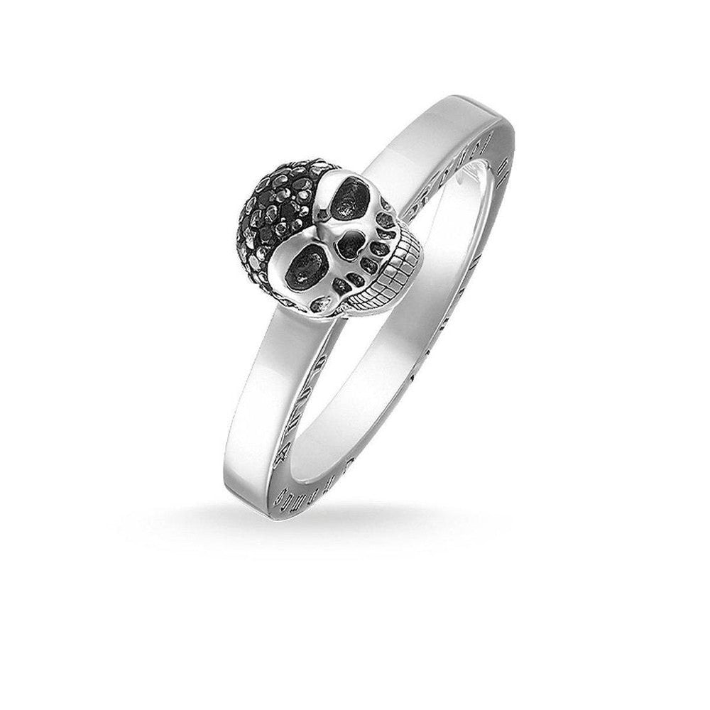 Black Skull Ring-Thomas Sabo-Swag Designer Jewelry