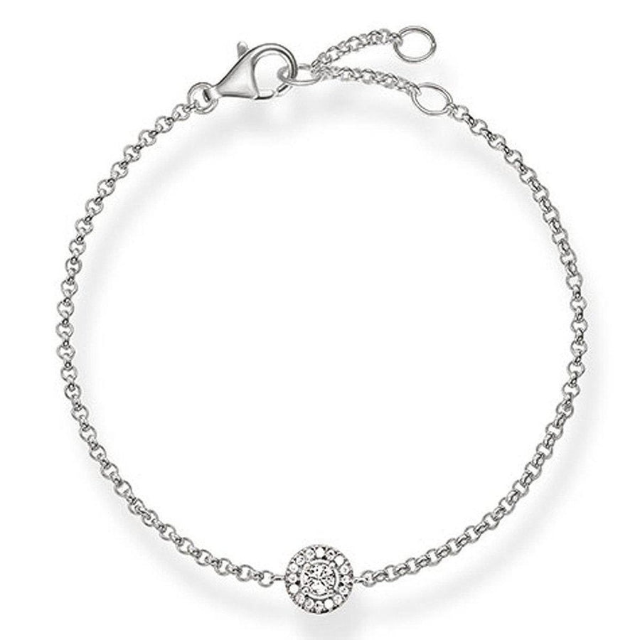 Bracelet Silver Ball Center-Thomas Sabo-Swag Designer Jewelry