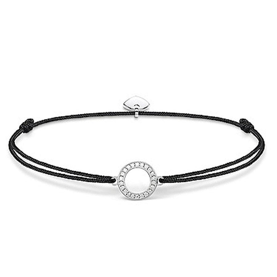 Bracelet on Black Cord-Thomas Sabo-Swag Designer Jewelry