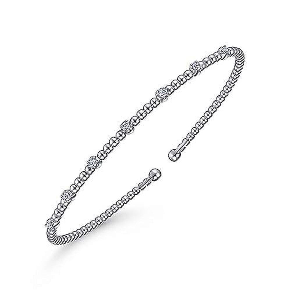 Bujukan Stationed Diamond Bar Bracelet-Gabriel & Co-Swag Designer Jewelry