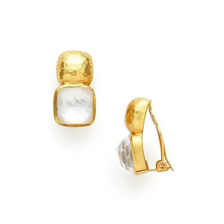 Catalina Clip Earring-Julie Vos-Swag Designer Jewelry