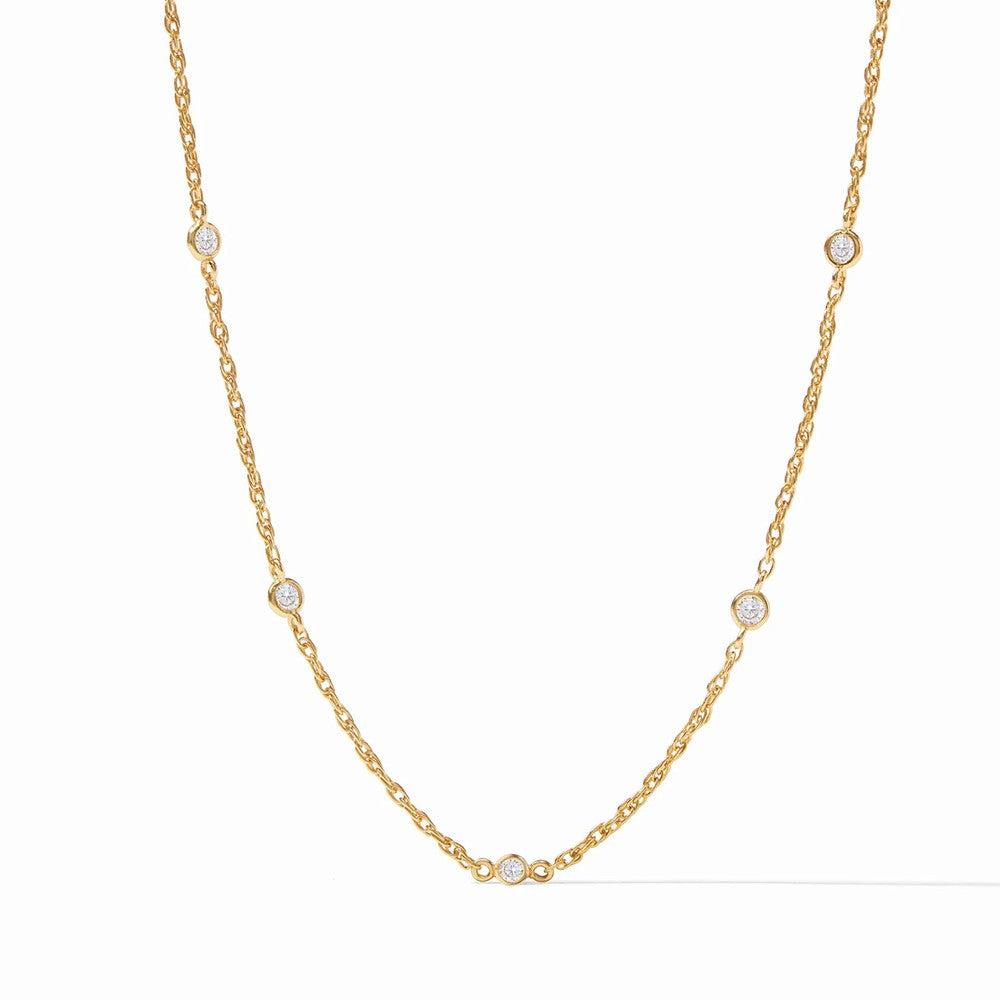 Celeste Delicate Station Necklace-Julie Vos-Swag Designer Jewelry