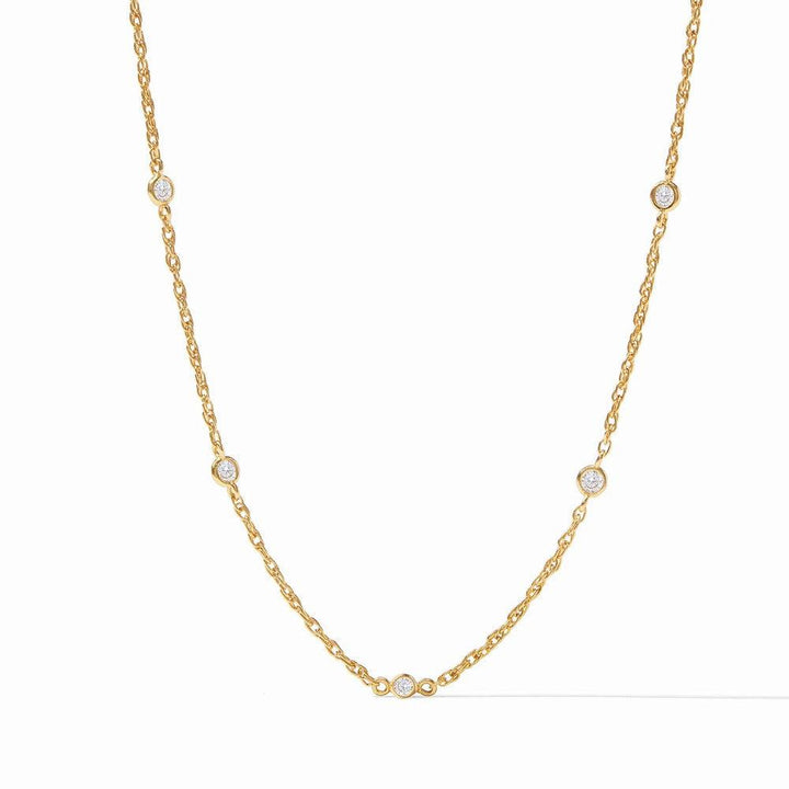 Celeste Delicate Station Necklace-Julie Vos-Swag Designer Jewelry