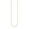 Gold-plated chain necklace, delicate design, elegant style.
