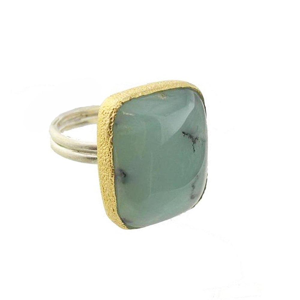 Chalcedony Ring-Vasant-Swag Designer Jewelry