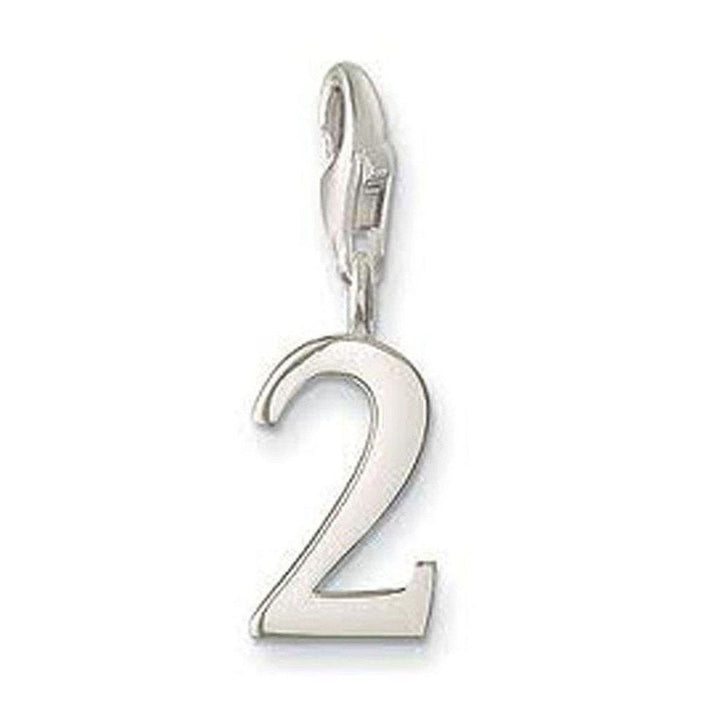 Charm 0202 Number 2-Thomas Sabo-Swag Designer Jewelry