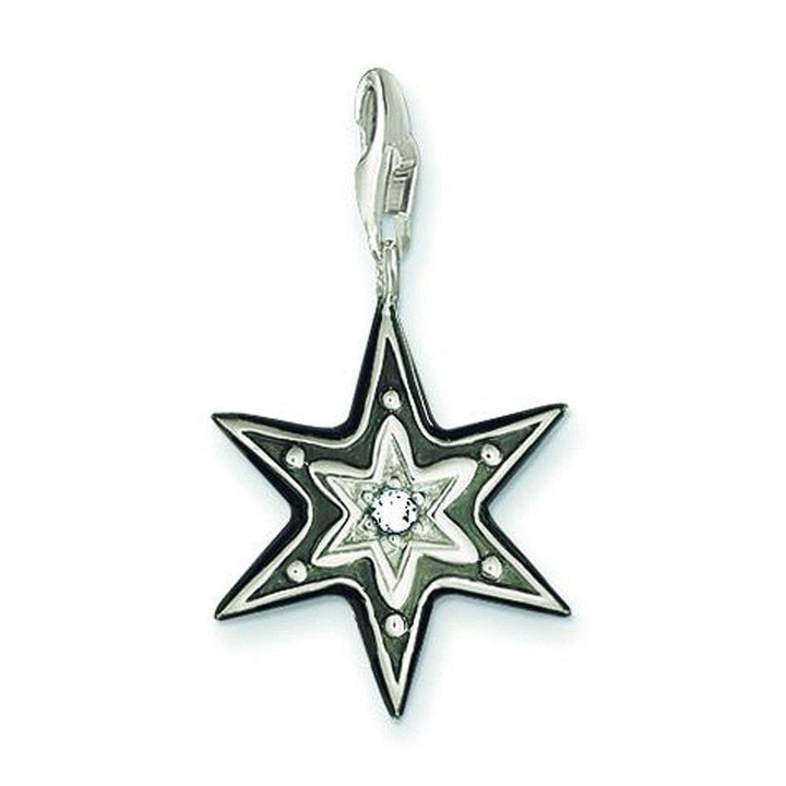 Charm 0514 Black Pave Star-Thomas Sabo-Swag Designer Jewelry