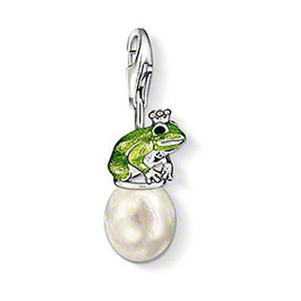 Charm 0807 Frog On Pearl-Thomas Sabo-Swag Designer Jewelry