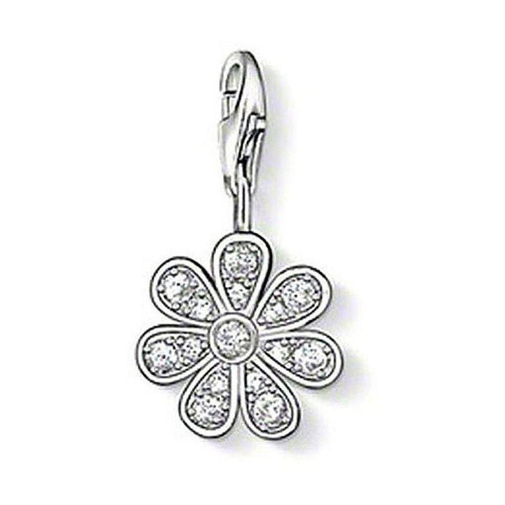 Charm 0814 Clear Zirconia Flower-Thomas Sabo-Swag Designer Jewelry