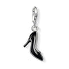 Charm 0844 black high-heel shoe charm

