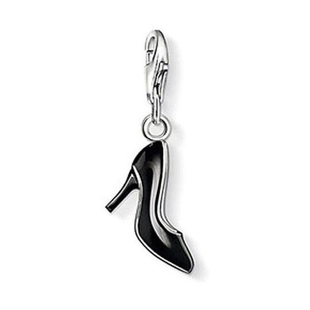 Charm 0844 black high-heel shoe charm
