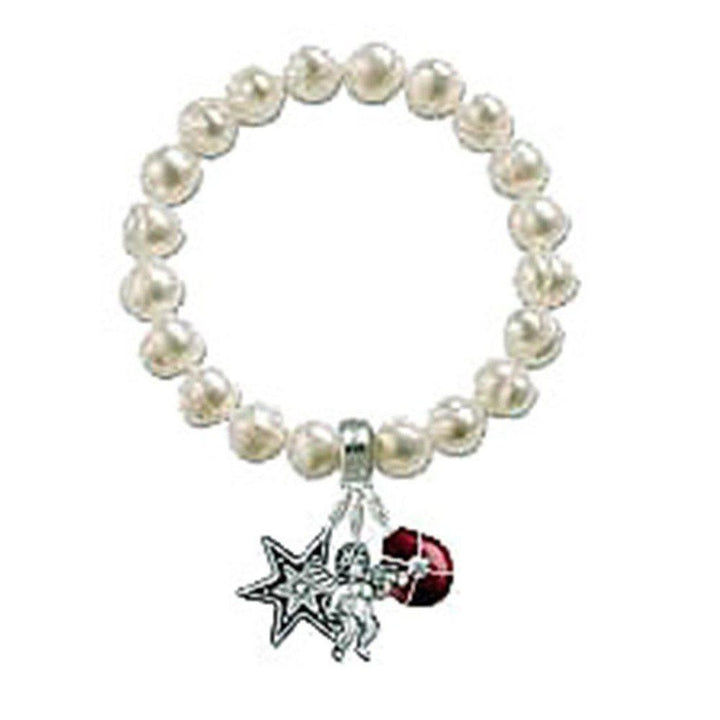 Charm Bracelet Silver Pearl-Thomas Sabo-Swag Designer Jewelry