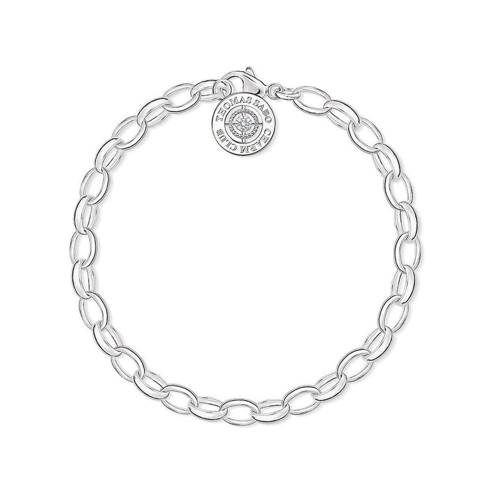 Charm Bracelet with Diamond Clasp-Thomas Sabo-Swag Designer Jewelry