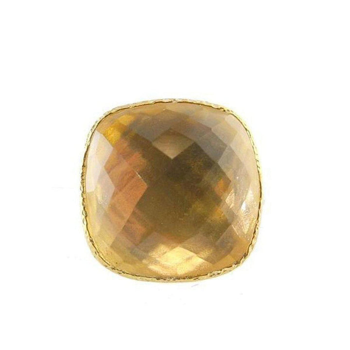 Citrine Ring-Vasant-Swag Designer Jewelry