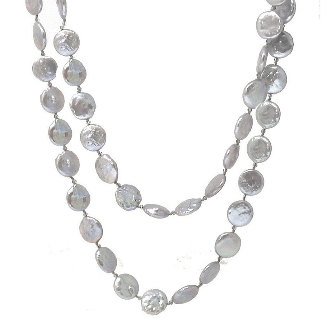 Coin Pearl Necklace-In 2 Design-Swag Designer Jewelry