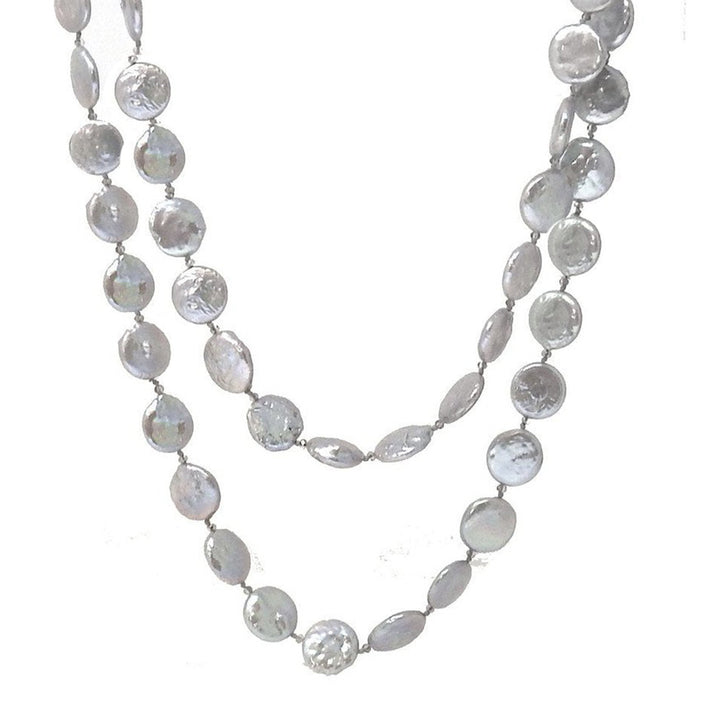 Coin Pearl Necklace-In 2 Design-Swag Designer Jewelry