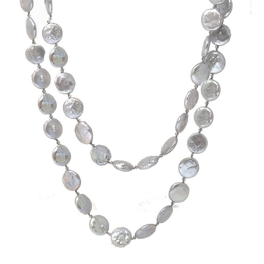 Coin Pearl Necklace-In 2 Design-Swag Designer Jewelry