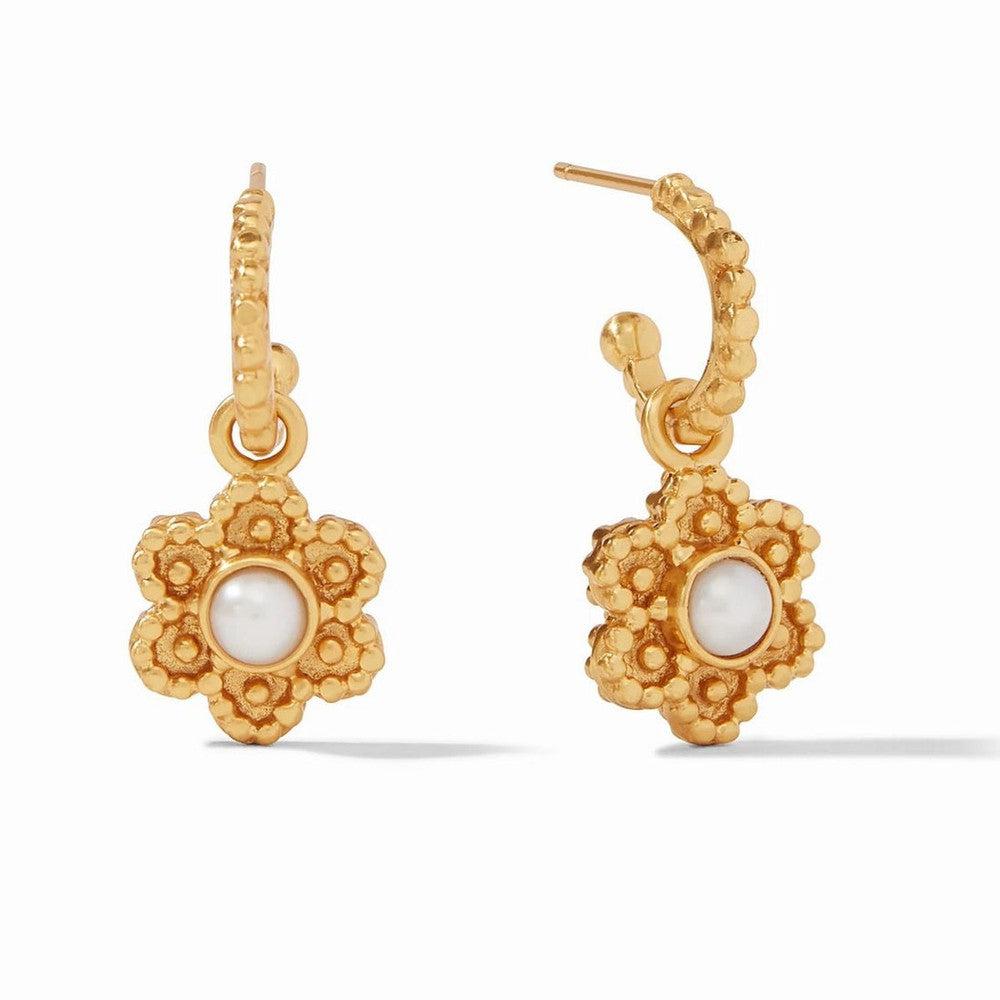 Colette Hoop & Charm Earrings-Julie Vos-Swag Designer Jewelry