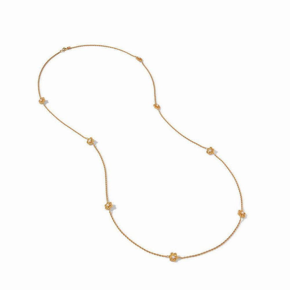 Colette Pearl Station Necklace-Julie Vos-Swag Designer Jewelry