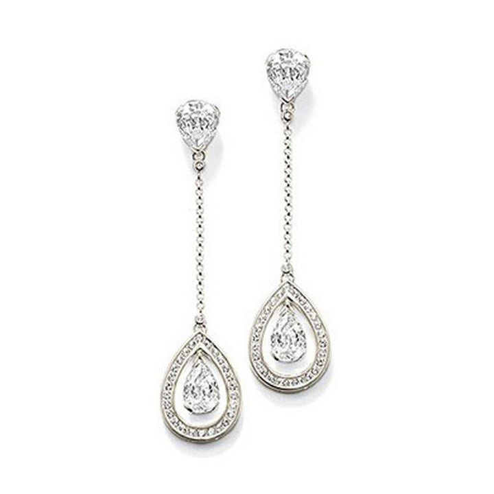 Crystal Chandelier Earrings-Thomas Sabo-Swag Designer Jewelry