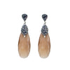Crystal Tear Drop Earrings-Theia Jewelry-Swag Designer Jewelry