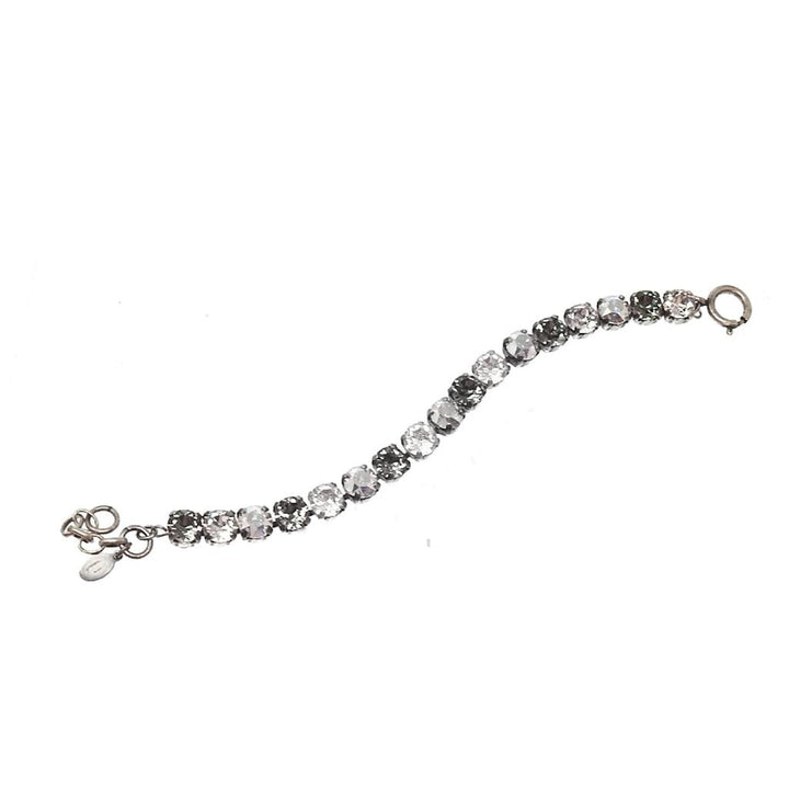 Crystal Tennis Bracelet Grey-La Vie Parisienne-Swag Designer Jewelry