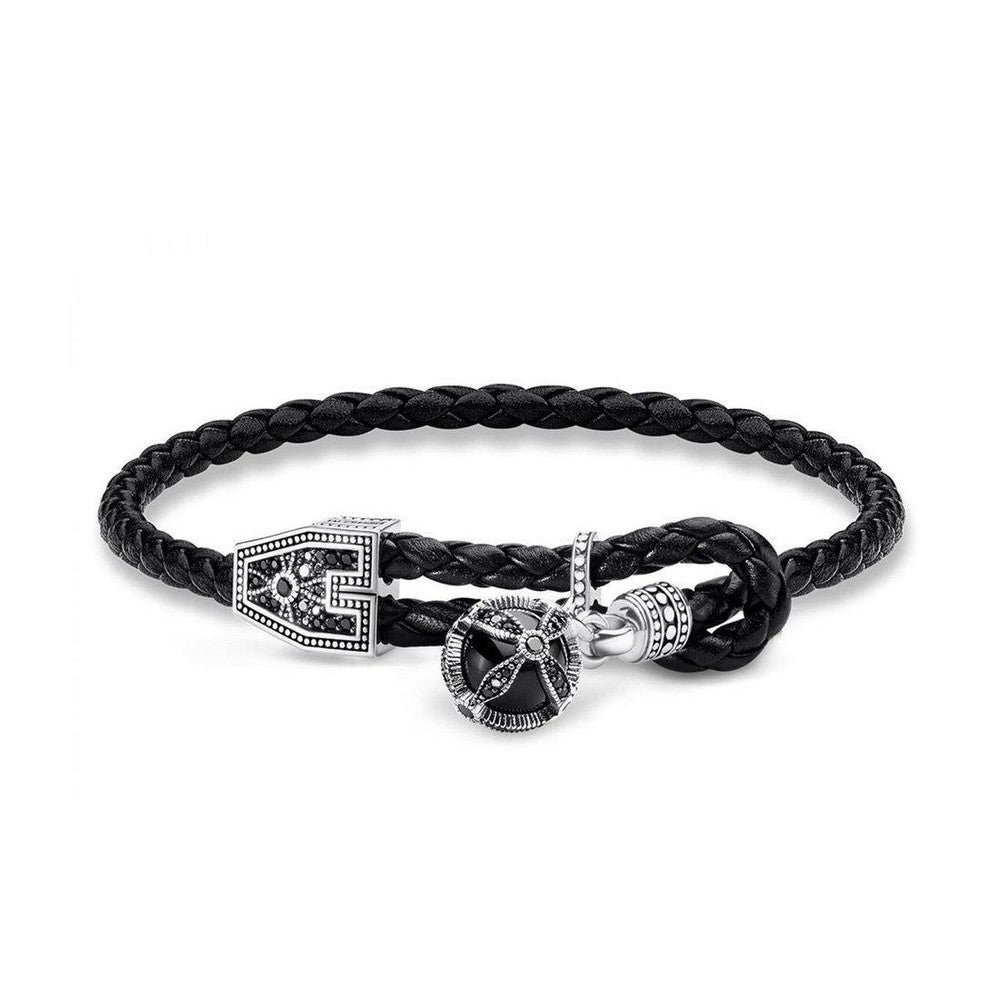 Double Leather Bracelet-Thomas Sabo-Swag Designer Jewelry