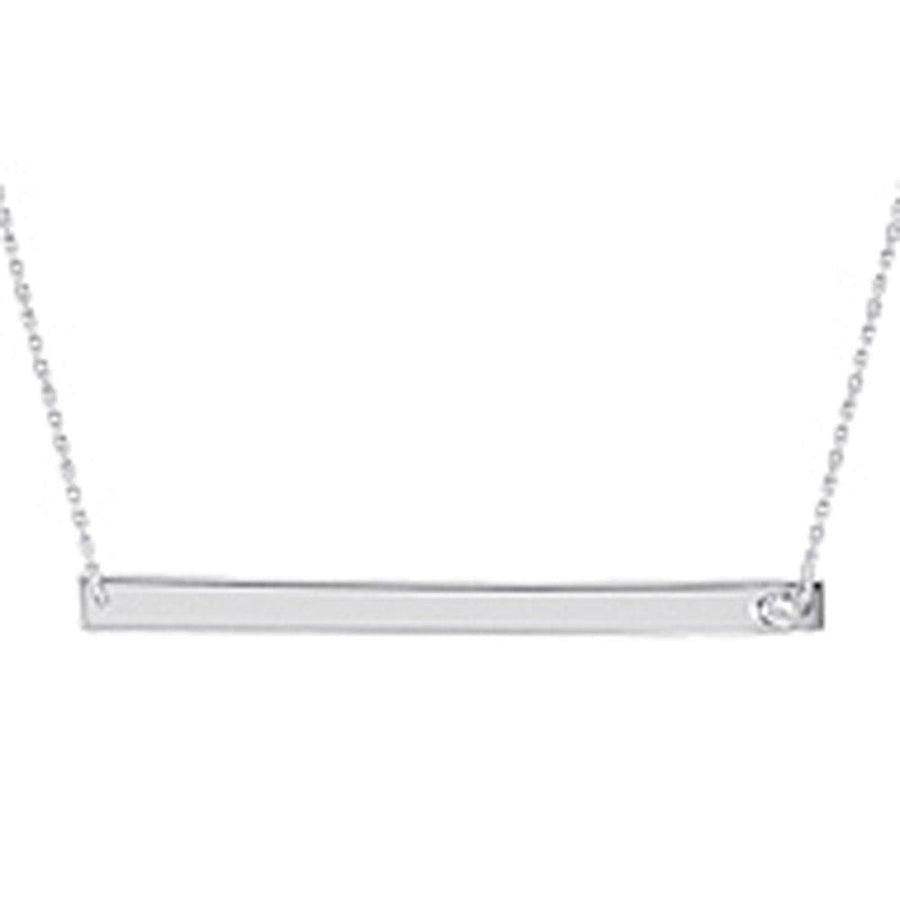 Engravable Bar Necklace-Alex & Co-Swag Designer Jewelry