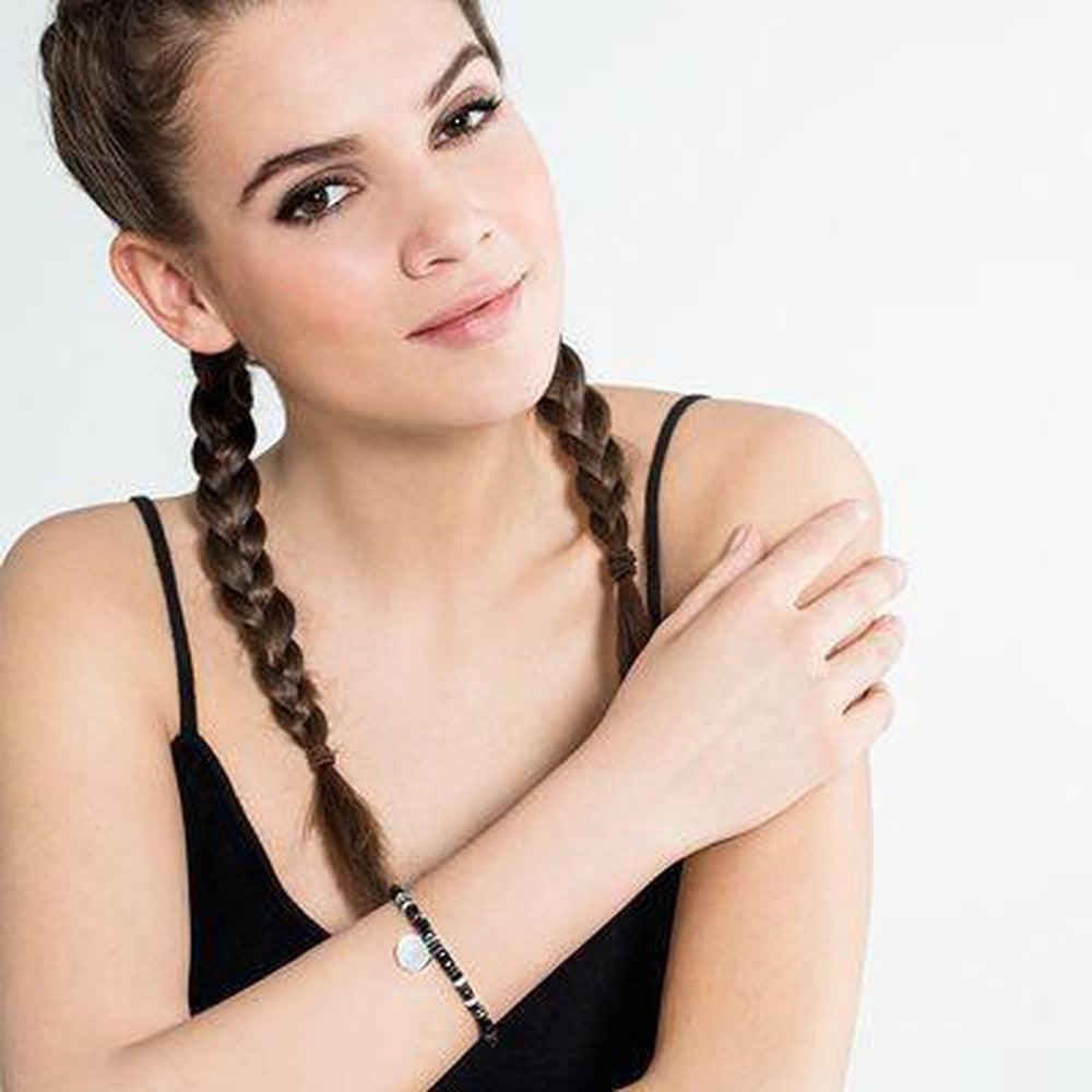 Engravable Black Bead Bracelet-Thomas Sabo-Swag Designer Jewelry