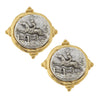 Equestrain Intaglio Stud Earrings-Susan Shaw-Swag Designer Jewelry